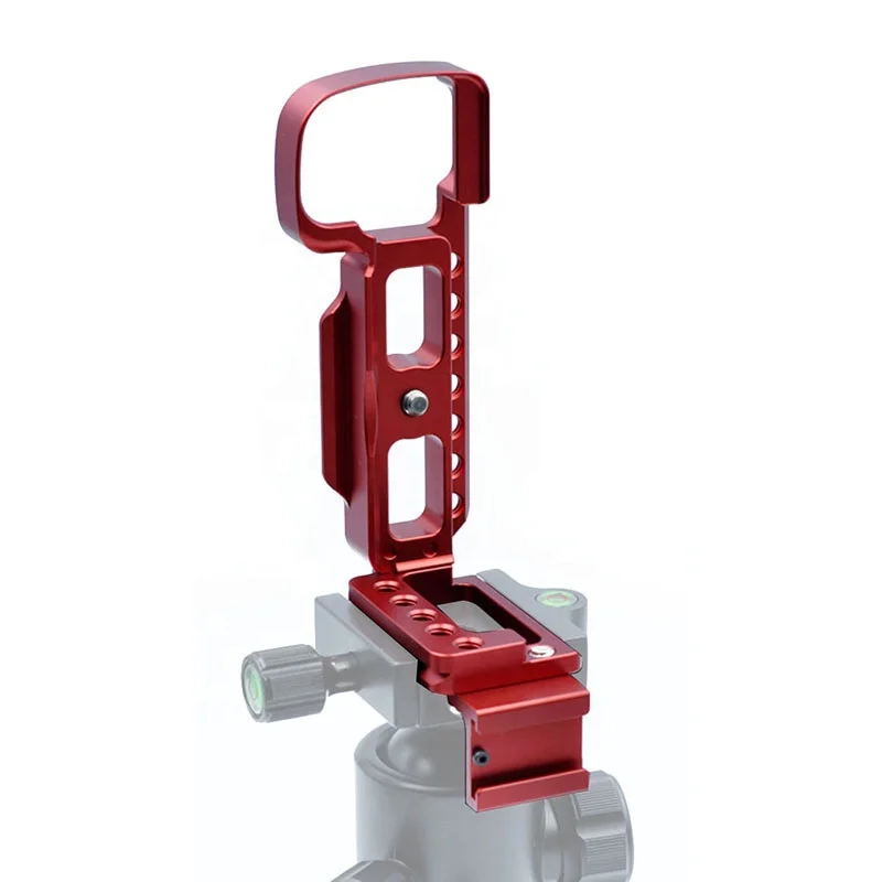 
Camera Quick Release L Plate Hand Grip Adapter with hot shoe for Sony A6400 SLR Camera Bracket 