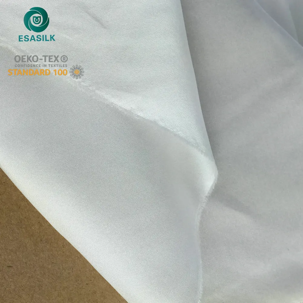 Wholesale Undyed Natural White Chinese Pure Habotai Silk Fabric