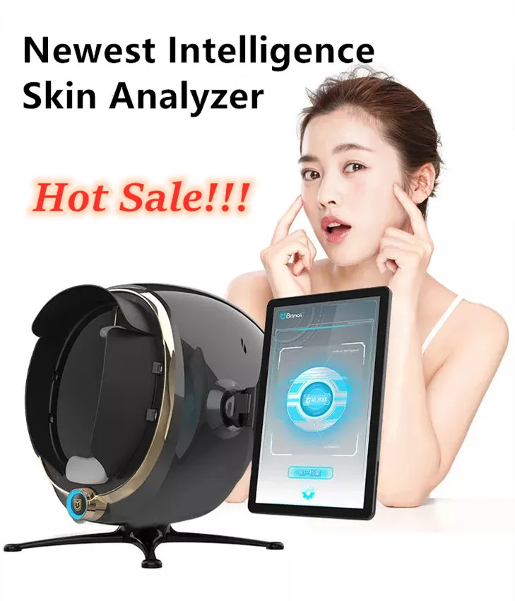 Ai Face Recognition Skin Diagnostics Analyzer Magic Mirror Device 3D Skin Analyzer Skin Analysis Machine