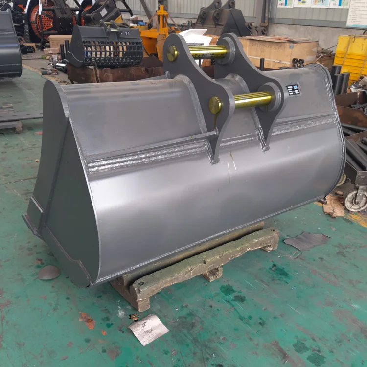 new excavator Mud bucket wide width bucket clean bucket with double cutting edges customized for excavator