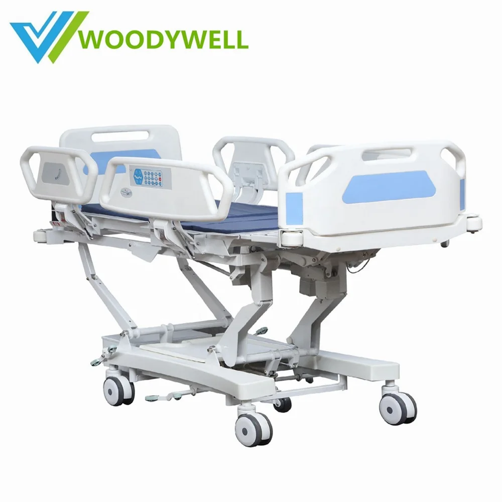 High-end Eight Function ICU Bed With One Button Chair Position Function