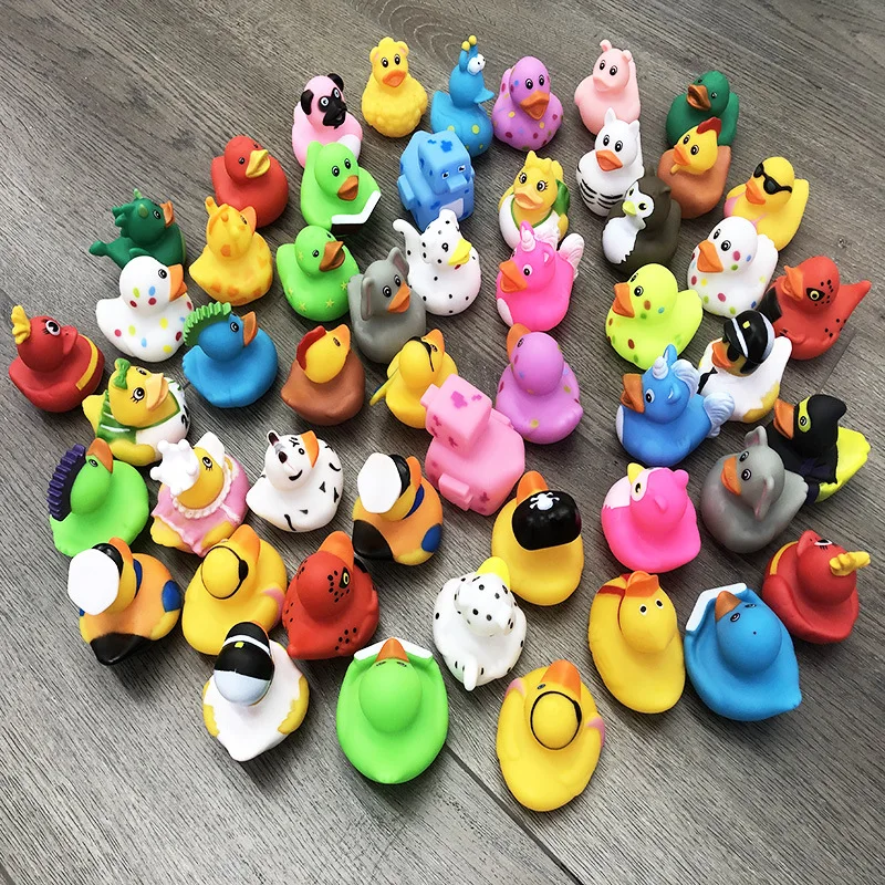 Mini Ducks Multicolor Rubber Ducky For Bath Duckies For Kids Baby Showers Classroom Incentives Pool Activity Mixed Pack