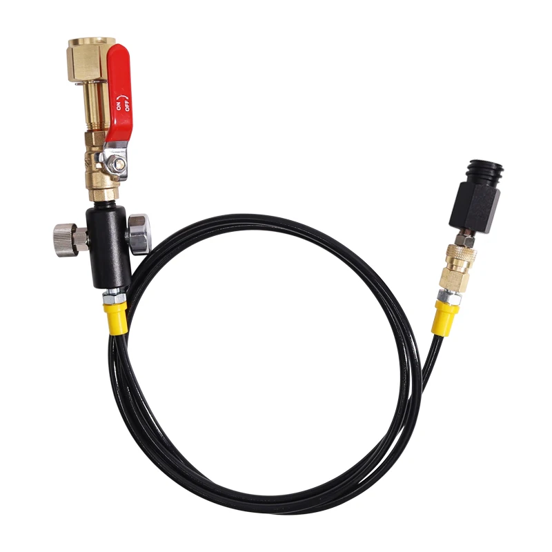 60inch Soda Hose for CO2 Tank Refill Compatible with Jet One Touch Fizzi Aqua Fizz Sparkling Water Machine Blue Cylinder