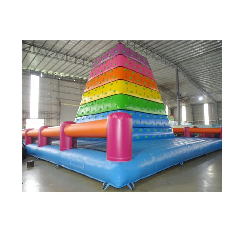 juegos infables de pvs kids inflables para escalar Interactive inflatable sport games inflatable rock climbing wall
