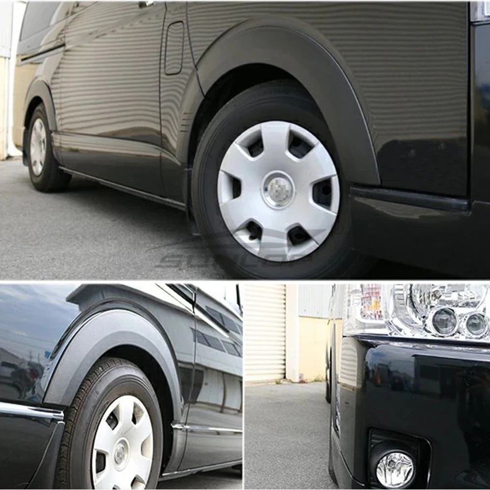 For hiace KDH Fender Flares rubble color #1248 Sunlop auto part for hiace fender flares