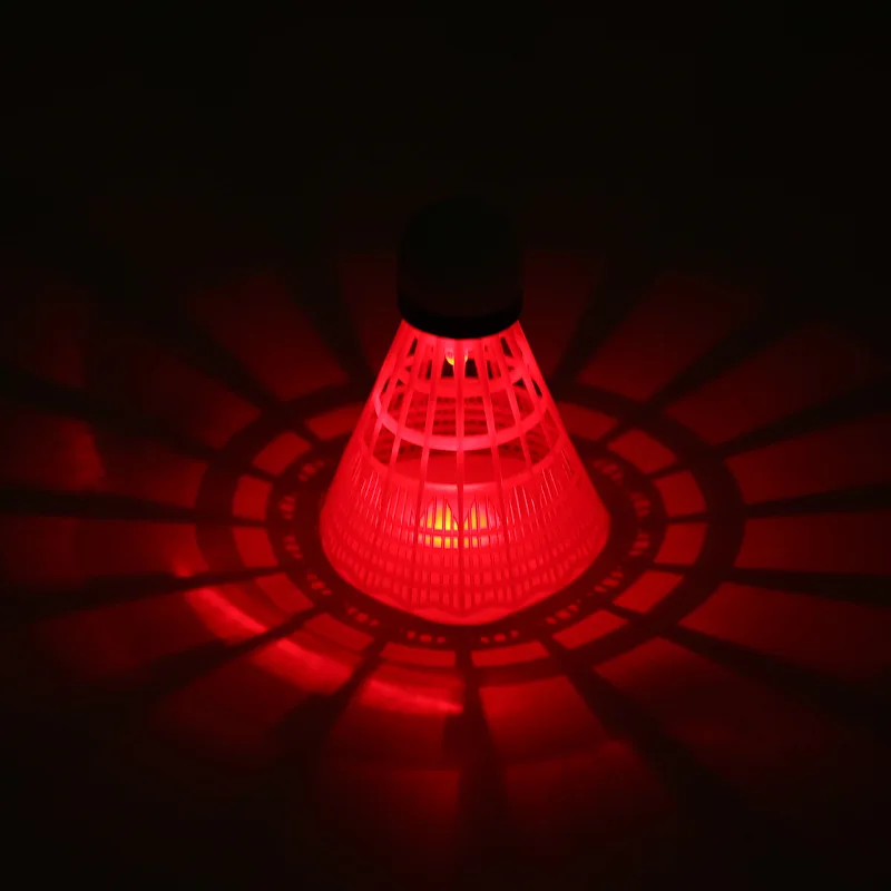 Hot Selling Children Adult Entertainment Training Shuttlecock Durable Beating Noctilucent LED Badminton