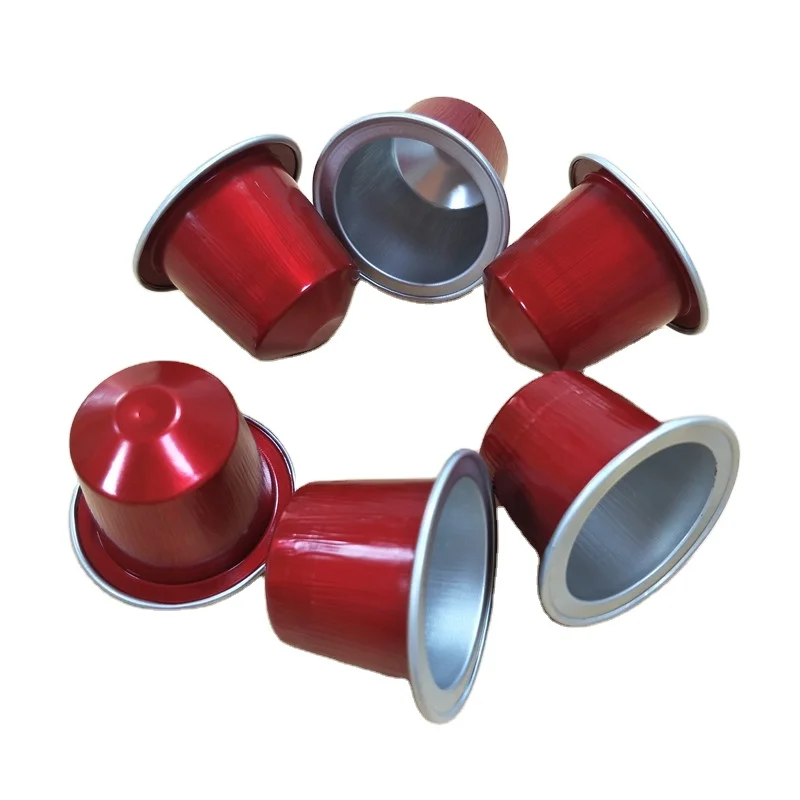 Nespresso Capsule cover Disposable aluminium coffee capsules packaging pod empty coffee nespresso capsule