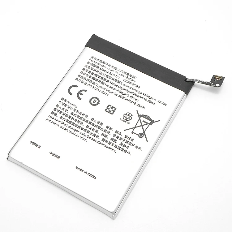 5000mAh BLP771 cell phone battery for OPPO Realme 6i Global battery