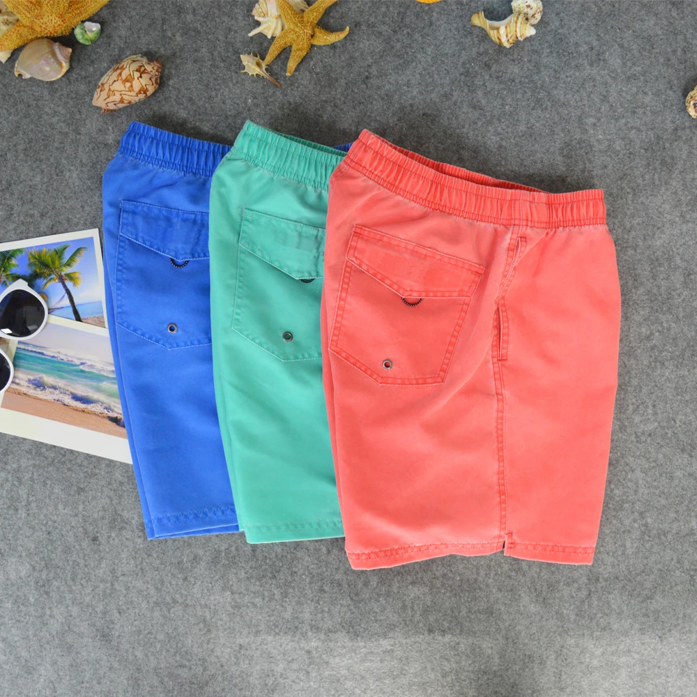 
Small Order Custom Men Swim Board shorts Design Print Logo Surf Beach Shorts Waterproof BoardShorts Wholesale trunks 