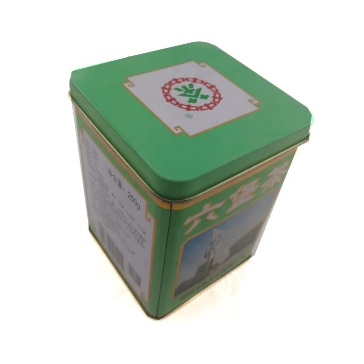 
Factory Supply Metal Aluminum Square Gift Tea Tin Can Tea Tin Box Cans 