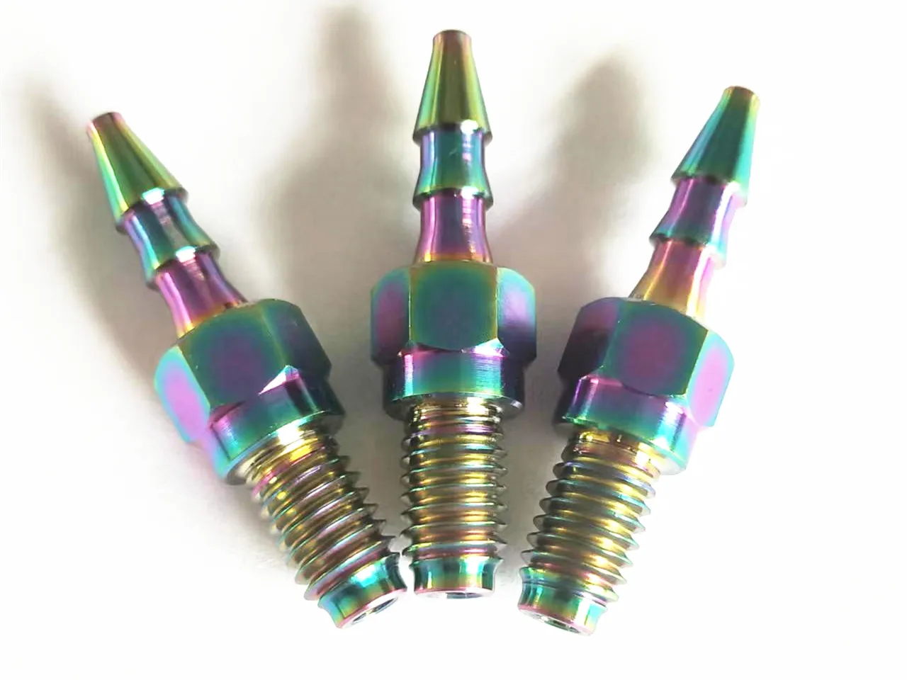 Titanium Bolts M6 Motorcycle Calipers Tubing Double Hole Oil Release Ti bolts CNC Part