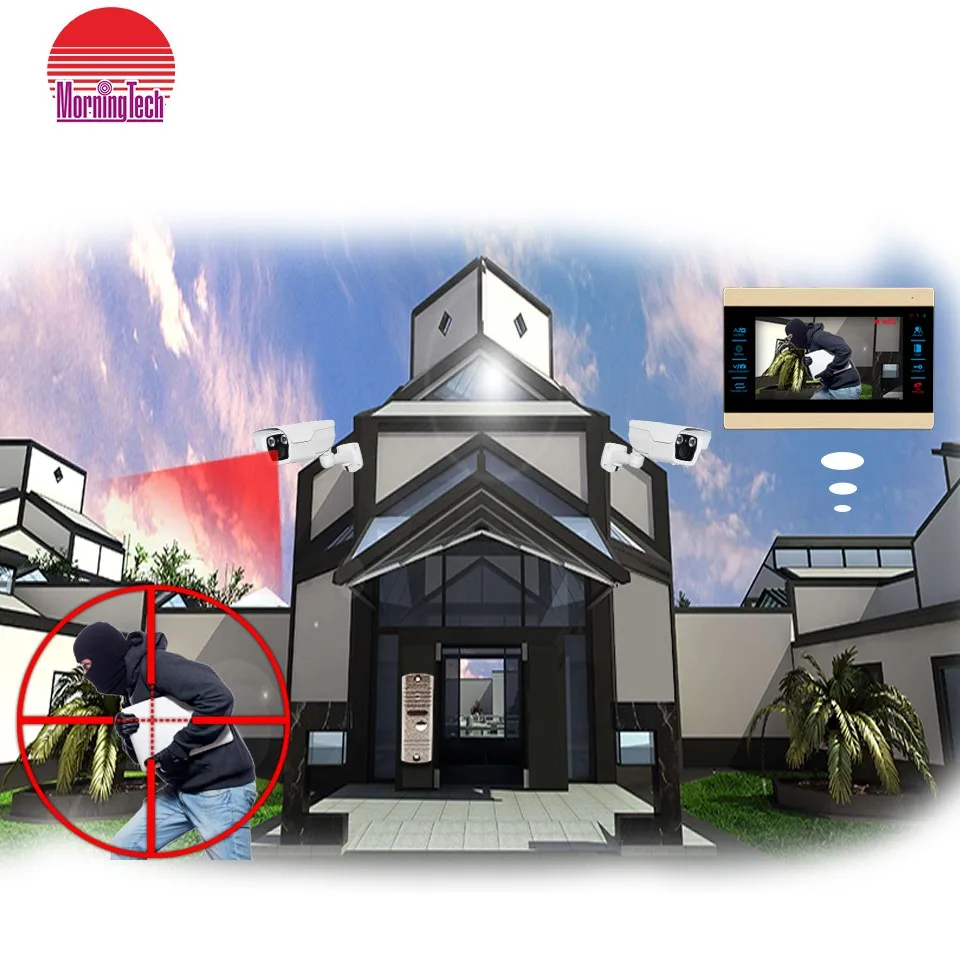 Wholesale commax video door phone intercom with Night vision camera