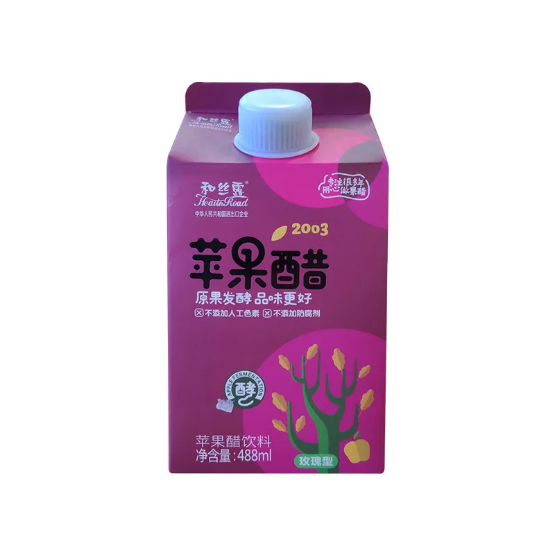 Healthy drink rose flavor apple vinegar hot selling in China factory direct supply beverage
