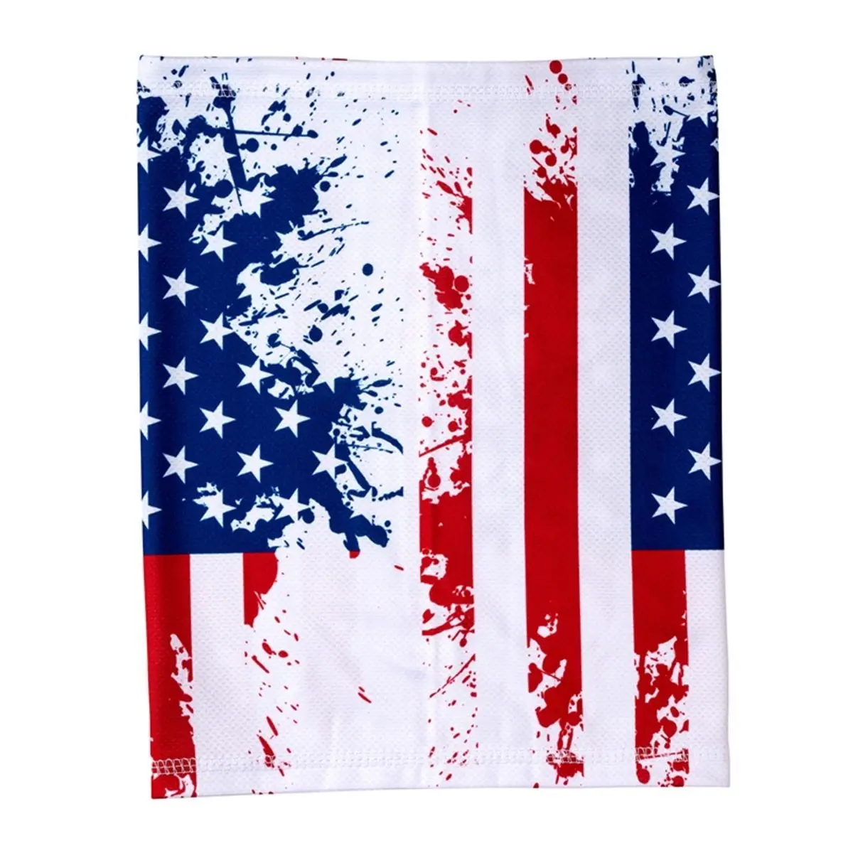 Polyester Multi-Function USA Flag Tubular Face Neck Gaiter Wrap