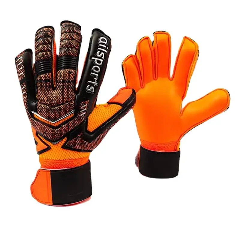 Danyang zhenxing New Design Latex Goalkeeper Gloves Football Goalie Wear Goalkeeper Finger guard protection
