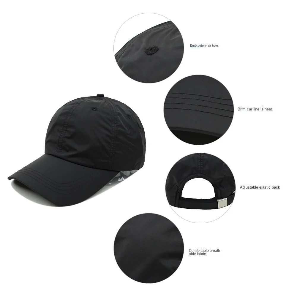 Outdoor Mesh sun visor casual mesh breathable Protection Sports Baseball Dryfit Branded Cap Custom Logo Unisex