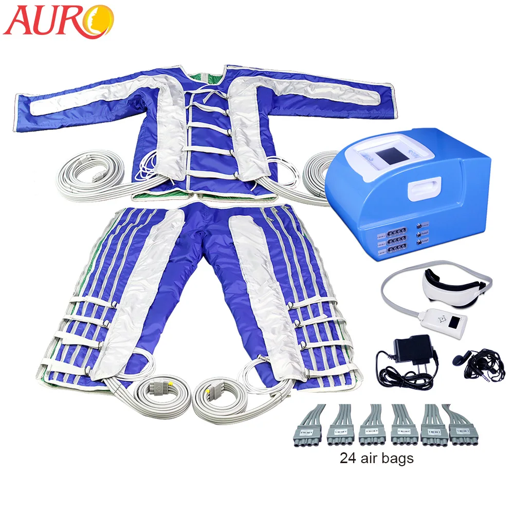Auro 3 in 1 Infrared Heated Pressotherapy Lymphatic Drainage Apparatus 24 Chambers