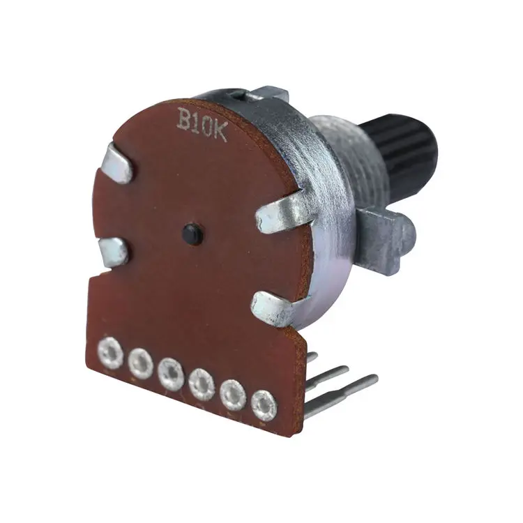 WH161AG Model Volume Control Insulating Shaft Rotary Carbon Film Potentiometer B10k b504 16mm