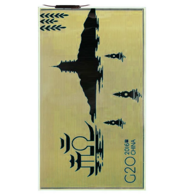 FNEP 500W High quality and high conversion rate bipv solar panel glass facade for building Customizable size