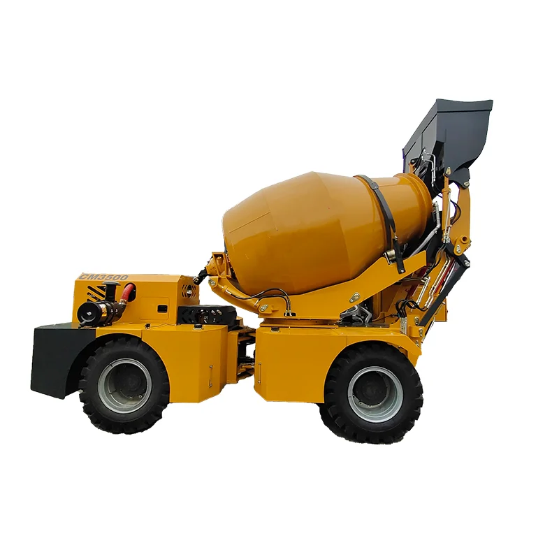China factory 3.5m3 jbc 35 mobile pump self loading concrete mixer truck for sale