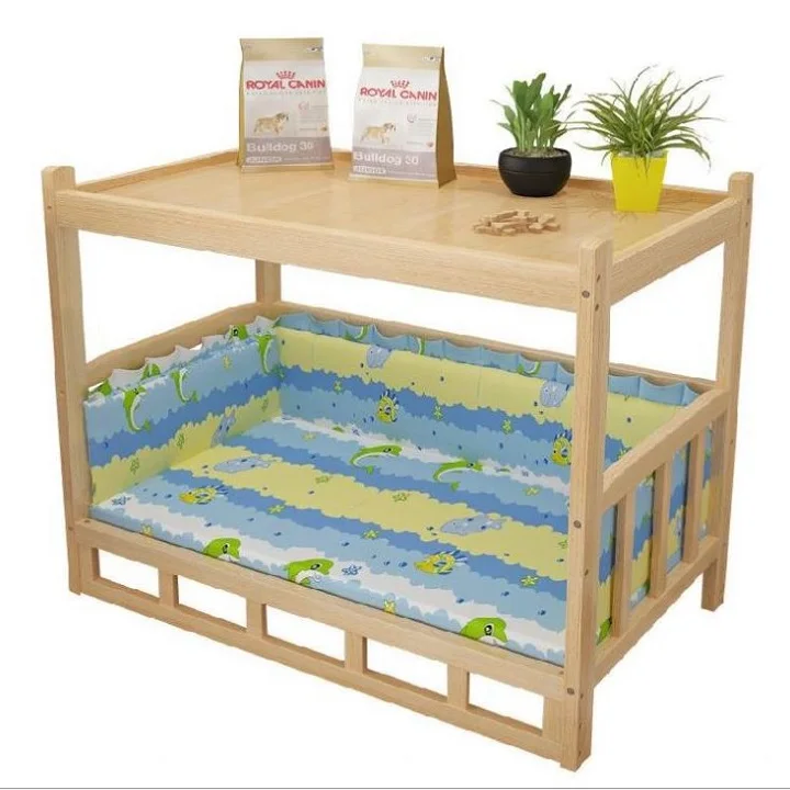 Dog Wholesale Comfortable Wood Pet Detachable House Four Seasons Universal Nest for Indoor