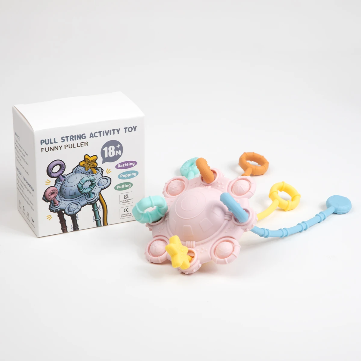 Hand rattle Rattle Teether musical toys Chewable Toys Silicone Teething Toys baby rattles