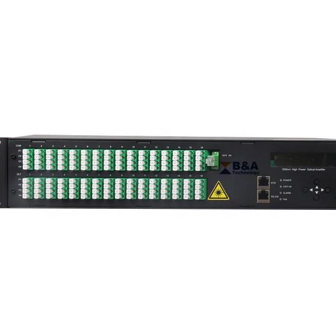 High Power fiber Amplifier 10 years warranty catv 1550 edfa 16 port 21dbm wdm optic amplifier