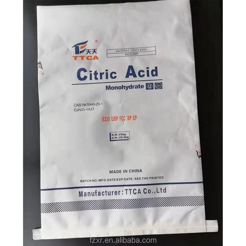 Price of wholesale  food grade citric acid