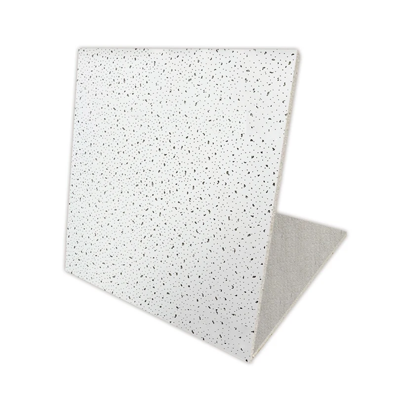 Mineral Fiber Board soundproof mineral fiber ceiling board 15mm thickness acoustic ceiling tile for commercial building use