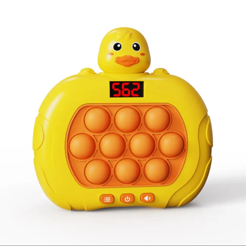 Speed Push Game Console Music Educational Game Machine With Light Creative Battery Push Game Machine Toys For Adults Kids