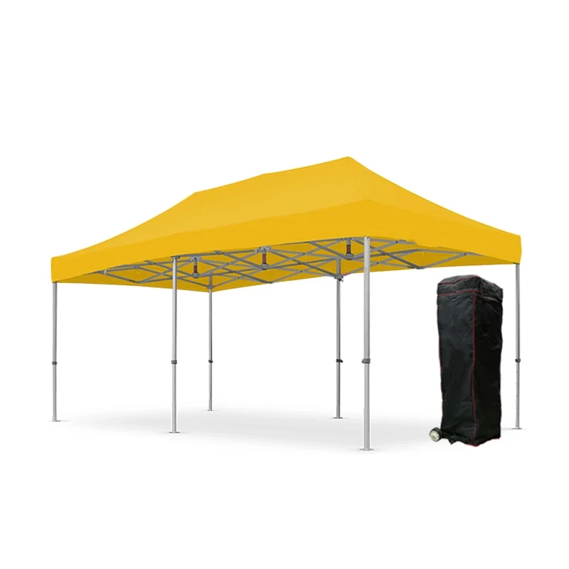 Portable Advertising Tent Movable Stall Sunshade Retractable Canopy Tent Commercial Four Leg Tent for Stall