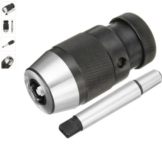 China Factory Drill Chucks Arbor Mt2 With Keyless Drill Chucks 1-16 B16 Drill Chucks Set