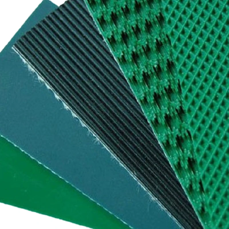 Grass Green Pattern PVC Conveyor Belt