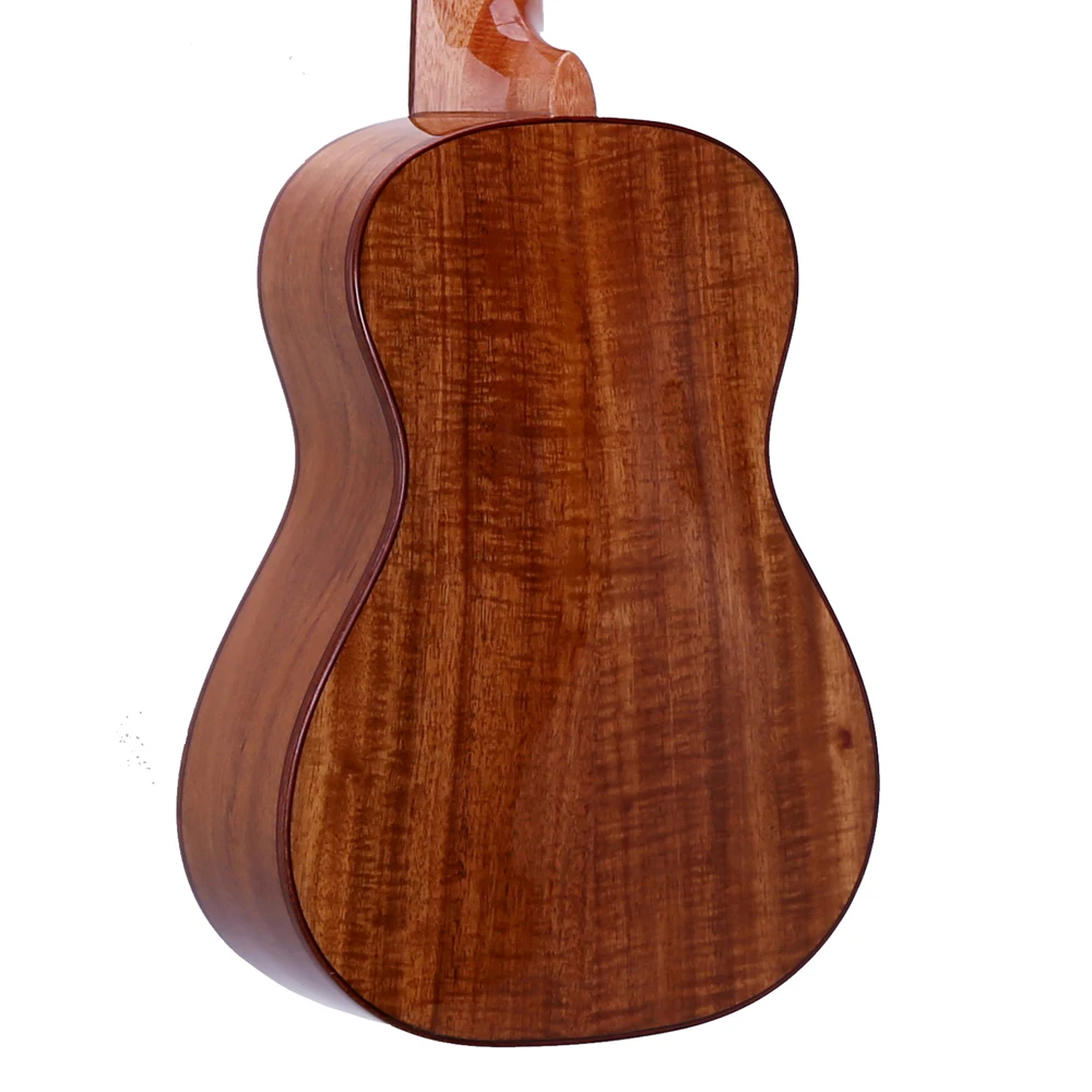 Full Size Ukulele Guitar Wholesale Price Spruce Wooden Flower Fingerboard Inlay 23 Inch Ukulele Make In China