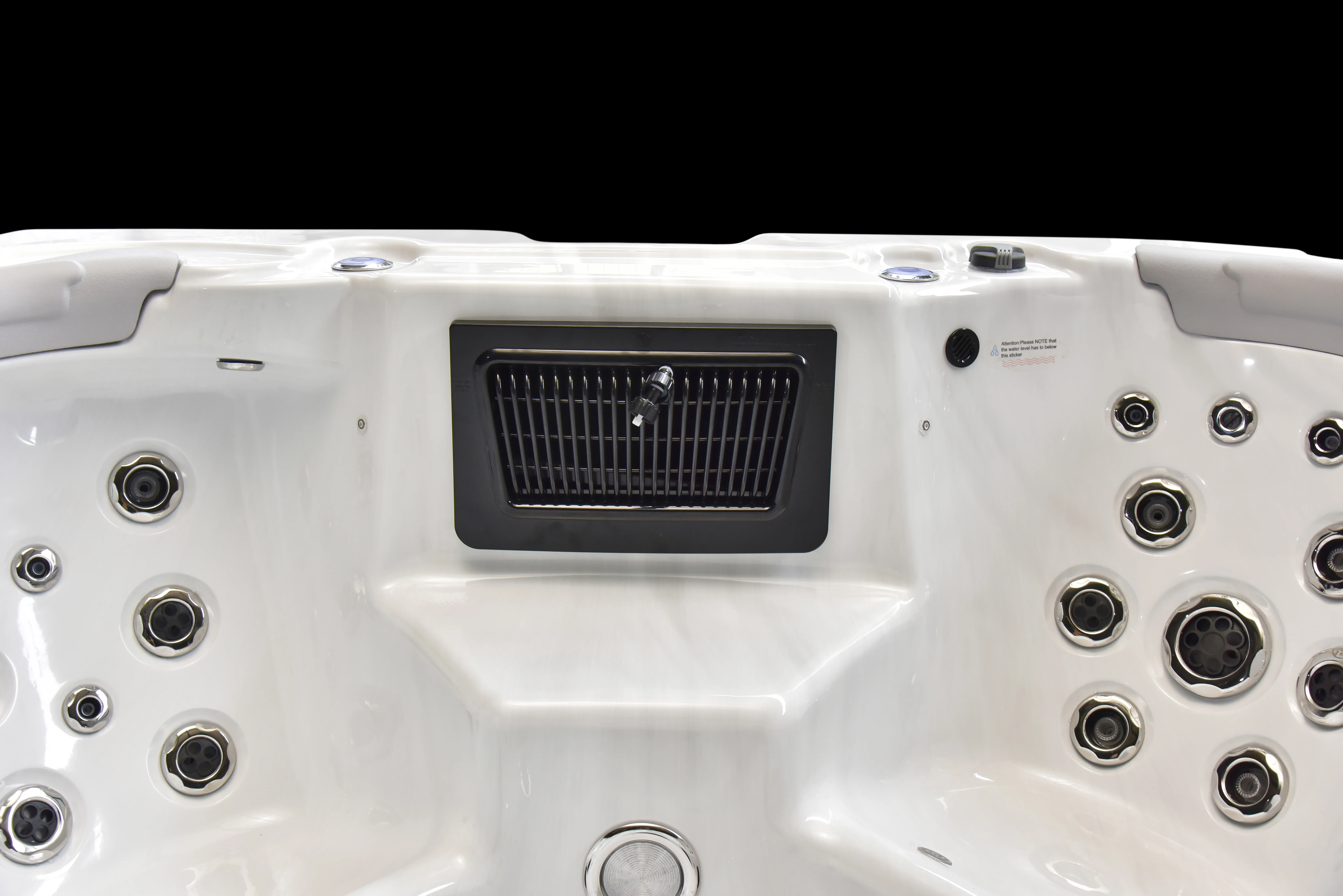 Hydrorelax High Quality Luxury Hot Tub Big Size Party Arylic Massage Jet 7 Person Hot Tub Outdoor Spa Hot Tub