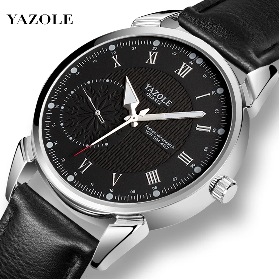 YAZOLE 427 2019 Hot Sell New Casual Business Men Watch with Luminous Function Waterproof Simple Fashion Style Quartz Wristwatch