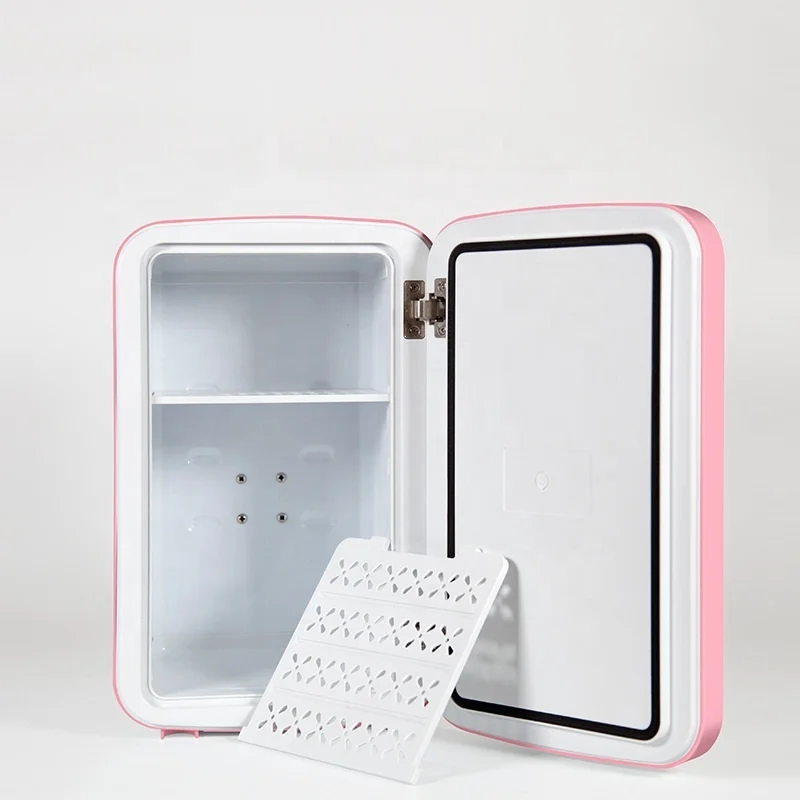 8L 4L Custom small cosmetic beauty skin care makeup 12v refrigerator mini skincare fridge with mirror