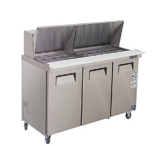 
624629524031/6 Table Salad Refrigerator Table Commercial Restaurant Refrigerator Table Salad Bar Refrigerator Salad Counter Chil 