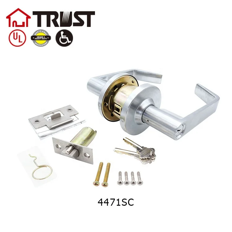 TRUST 4471-SC Factory direct entrance door locks and handles lock electronic commercial glass At Good Price