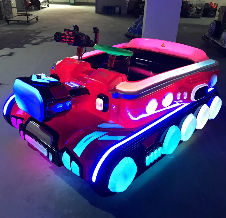 Popular amusement park equipment  kiddie rides sea horse, lights dolphin bumper car amusement rides for sale