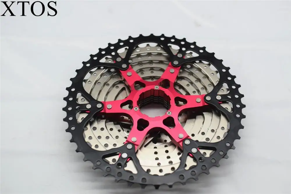 XTOS11-46T 10 скоростей s широкий соотношение mtb горный велосипед Кассета звездочки цепи ringfor части m590 m6000 m610 m780 x7