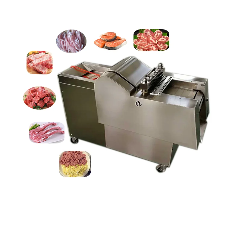 Коммерческие автоматическая куриная костей груди мяса говядины slicer свинины для резки кубиком машина курица по недорогой