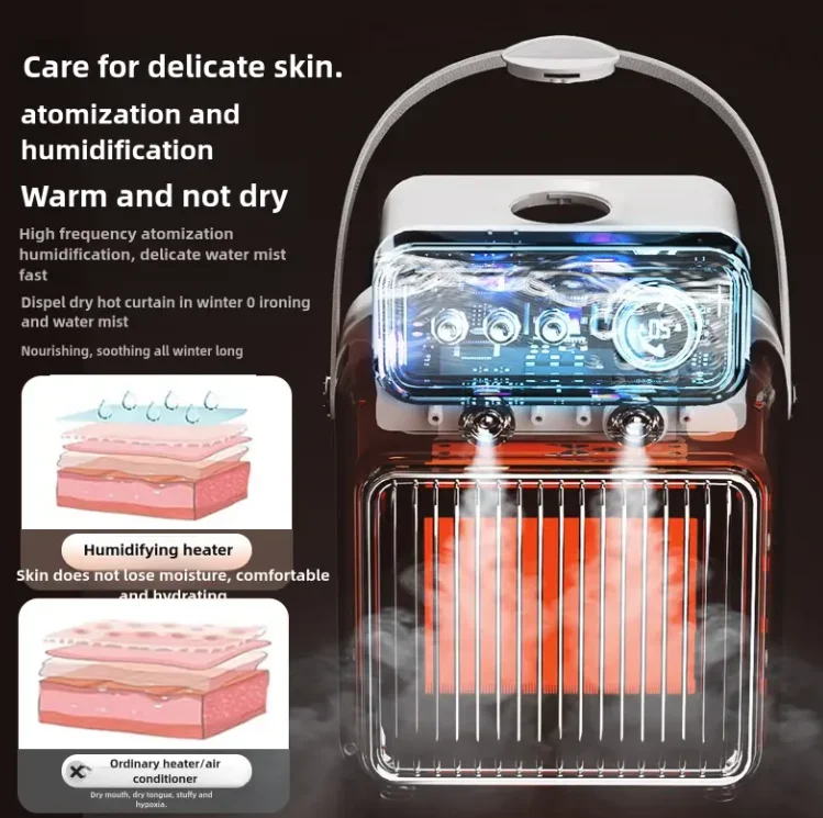 Best selling electric heater fan heater radiator easy use safety high power 1200W humidifier diffuser