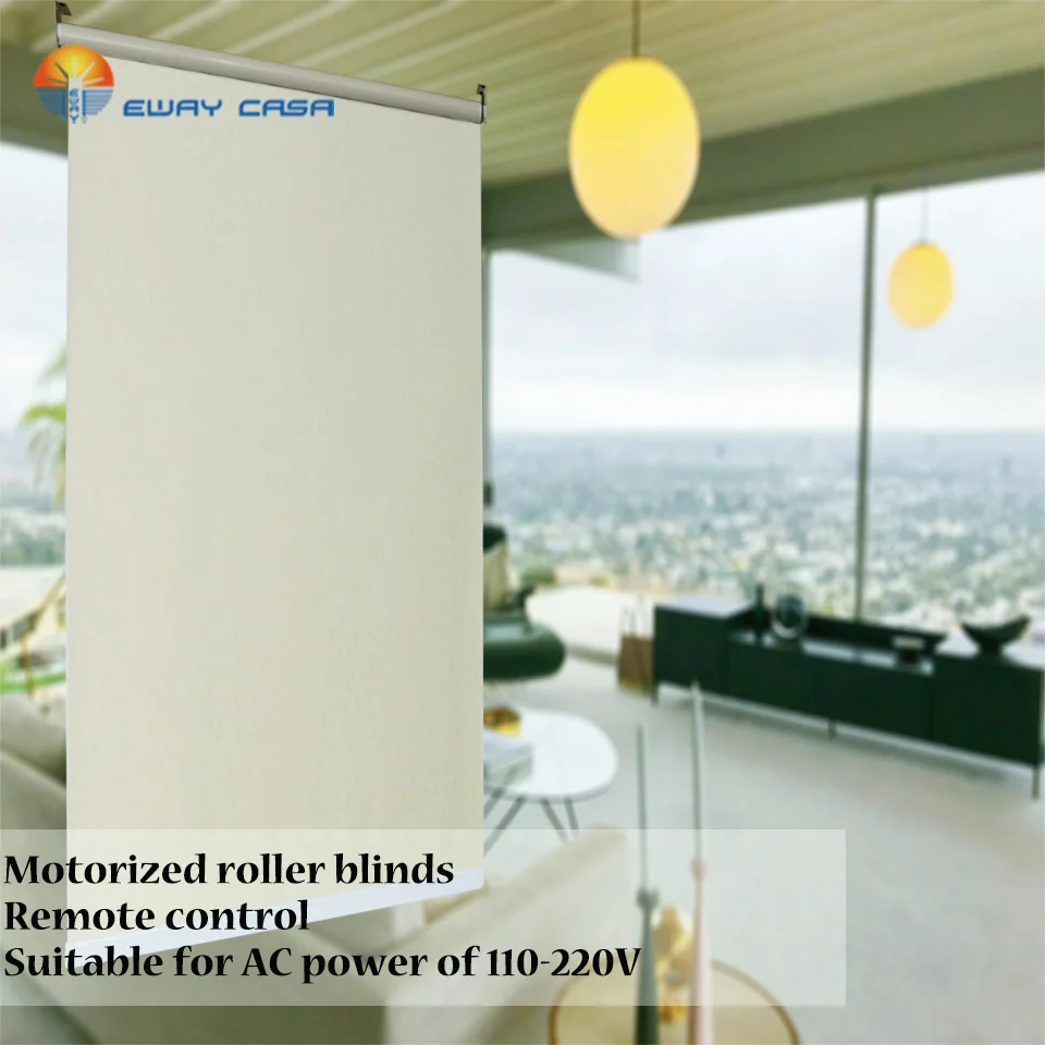 
Motorized Roller Blinds Electric Roller Shades Smart Blinds For Home & Office MRB_MPR-WSERD-30T 
