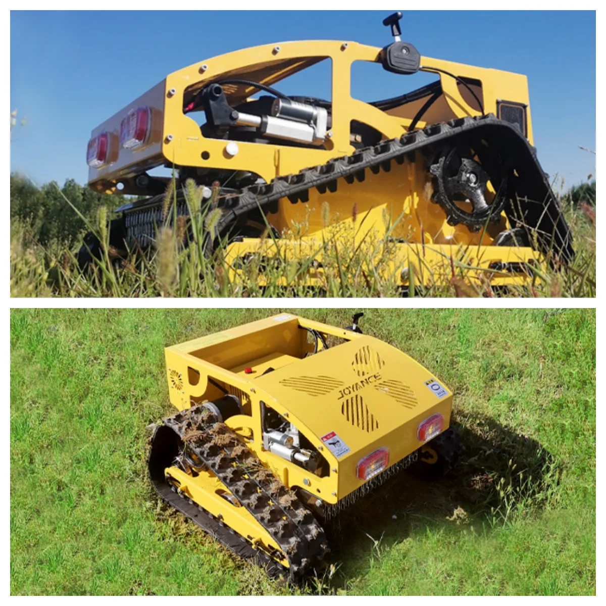 Joyance Paddy Weeder Bush Trimmer Rotary Remote Control Brush Mower Automatic Mowing Robot Flail Mower