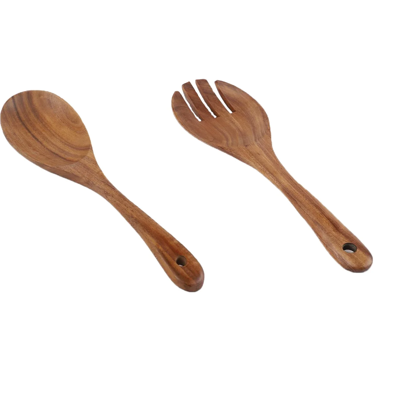 Natural Kitchen Utensils Spatula and Wooden Spoons Set,Chef Cookware Wooden Cooking Utensils Kitchen Utensil,