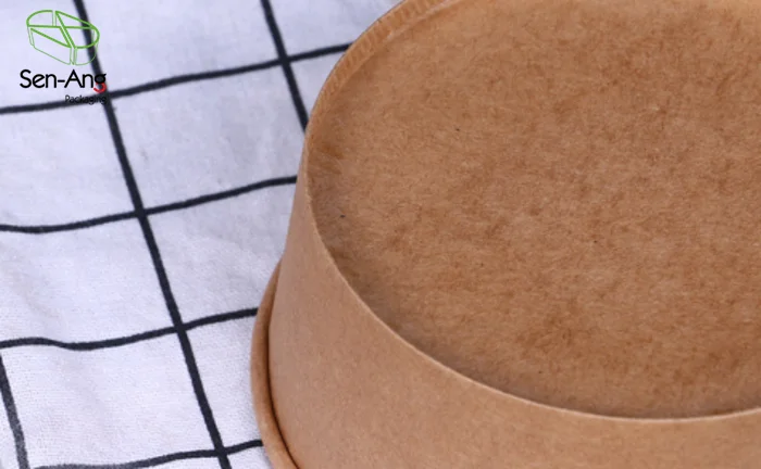 Senang01 Good Selling Single Wall Paper Food Bucket 8Oz 12Oz 16Oz 26Oz 32Oz 1000Ml 1100Ml 1300Ml Soup Bowl With Lid