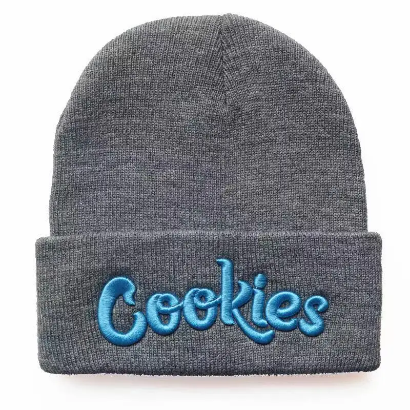 10 видов цветов оптовая продажа вязаные вышитые теплые зимние шапочки skully cookie-s