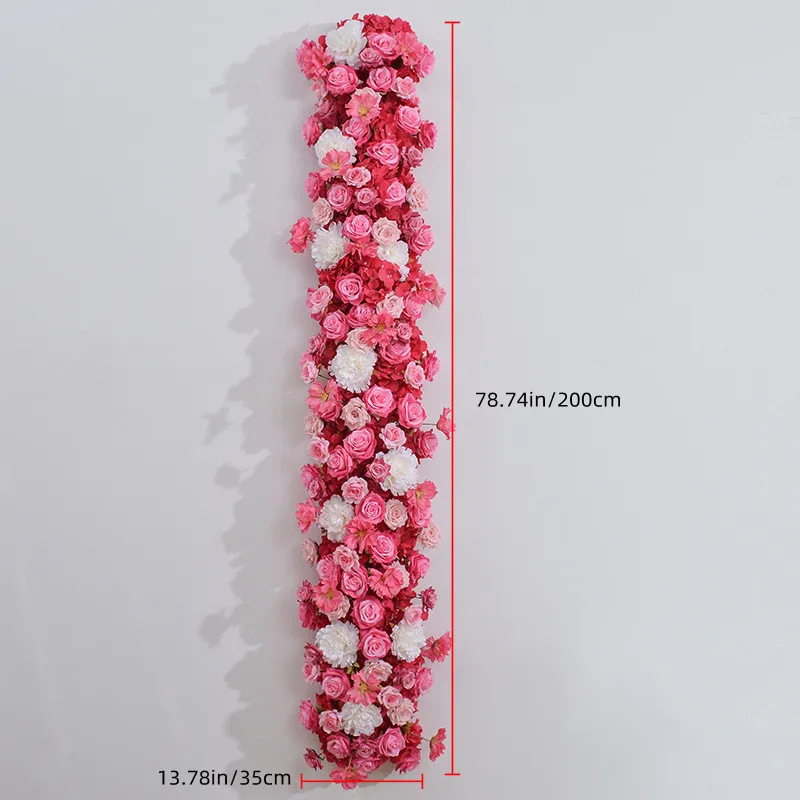 New Ferris Wheel Simulation Flower Wedding Table Placement Flower Arch Background Wall Decoration Flower Row