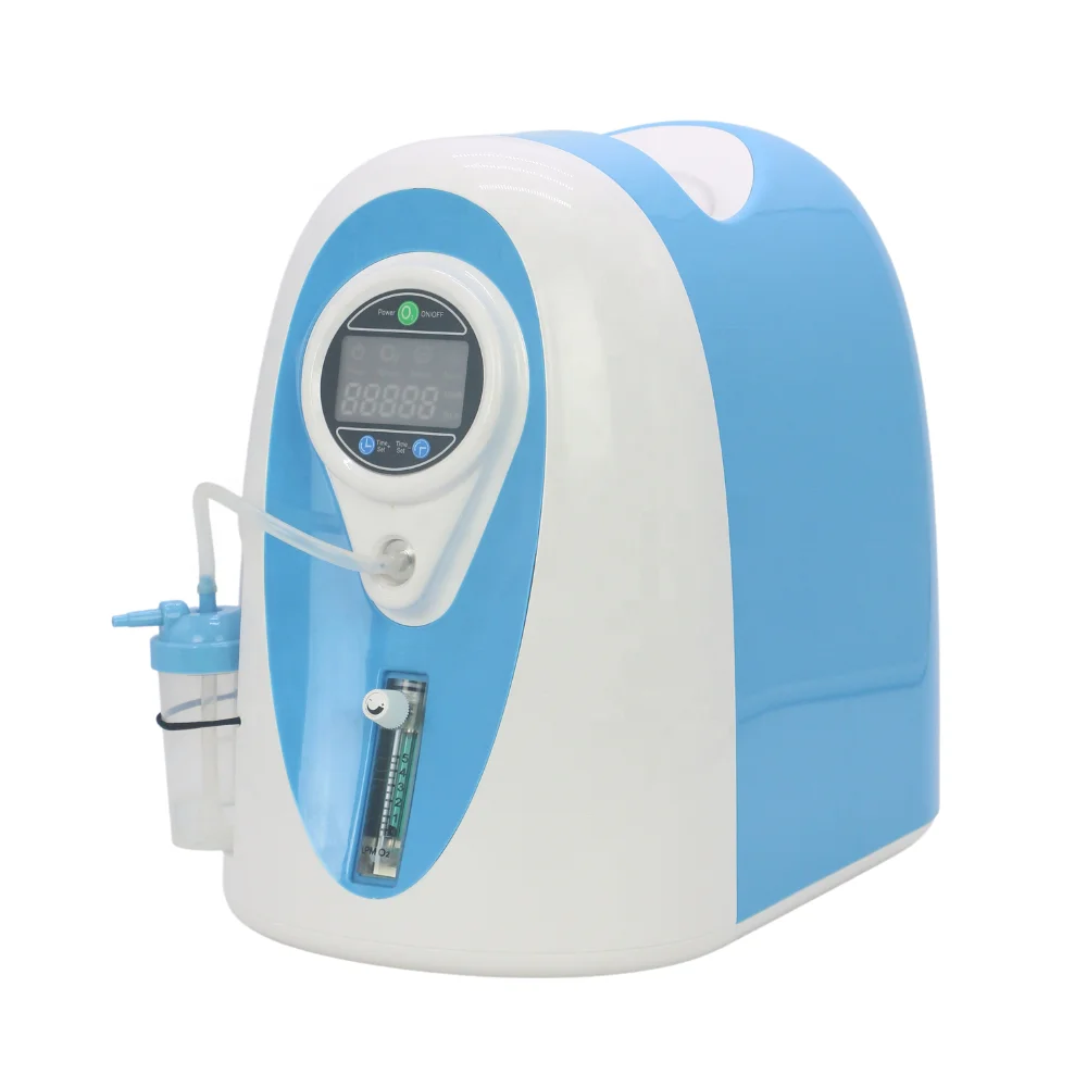 HACENOR 1-5L Low Noise Continuous Flow Oxygen Concentrator Small 24/7 Continuously Work Oxygen Concentrator